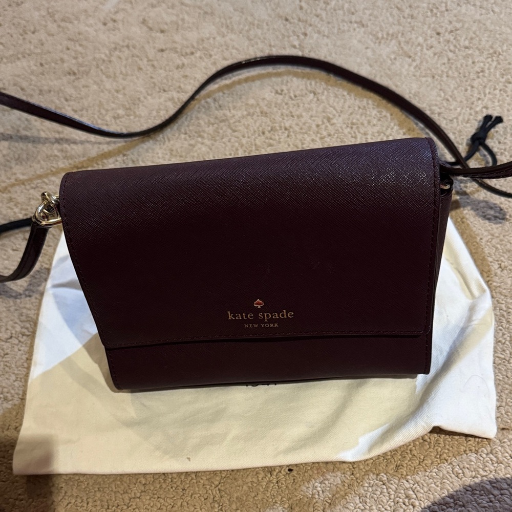 Kate Spade Deep Purple Crossbody Bag